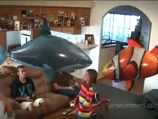 Air Swimmers In Action