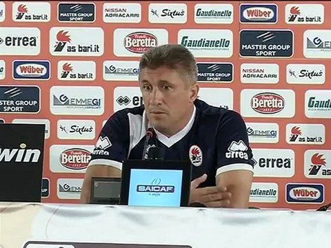 TG 08.09.12 Calcio Bari, Torrente: Bisogna lavorare sodo e con umiltà