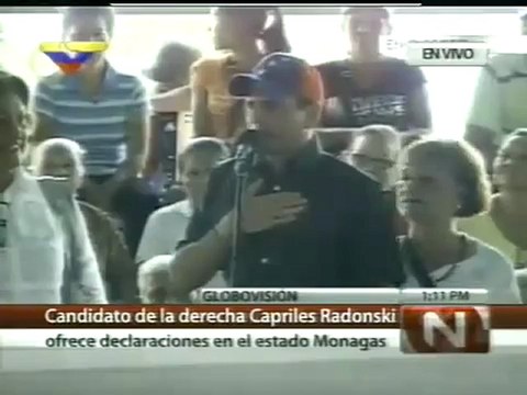 (Vídeo) Aunque está por debajo en las encuestas, Capriles dice en todo le he ganado al gobierno