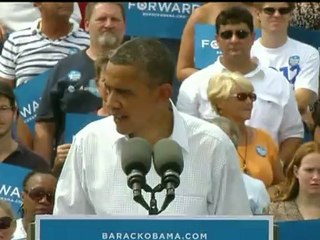 Barack Obama campaigns in Florida