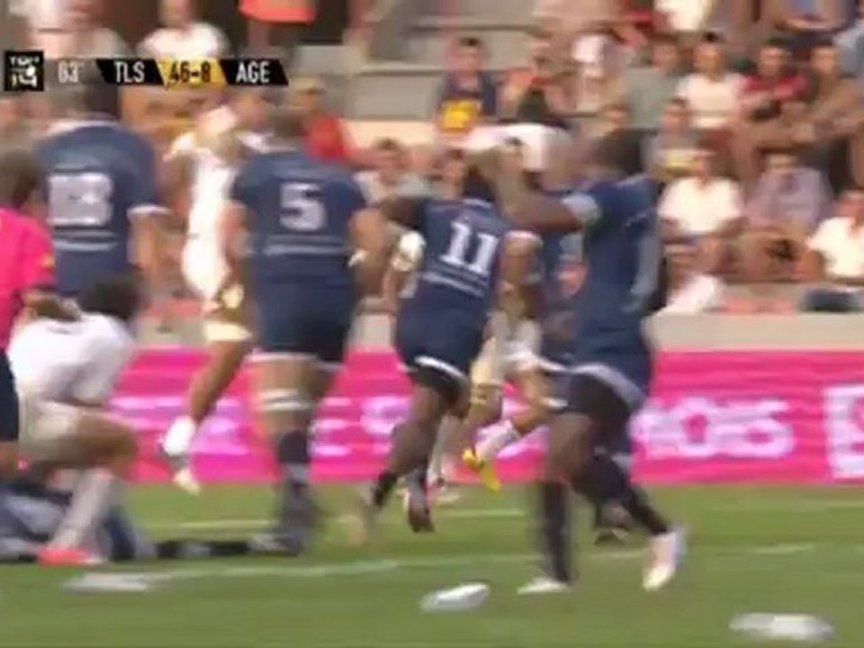 Toulouse-Agen: 62-13 - J4 - Saison 2012/2013