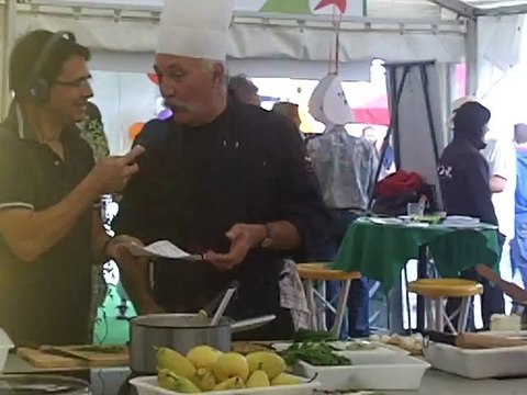 Cuisine en direct de la foire de Lessay avec France Bleu Cotentin