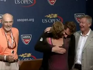 Andy Murray Meets Sean Connery and Alex Feguson