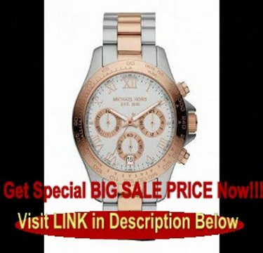 NEW Michael Kors Rose Gold Stainless Steel Chronograph Women's Watch Mk5622 REVIEW