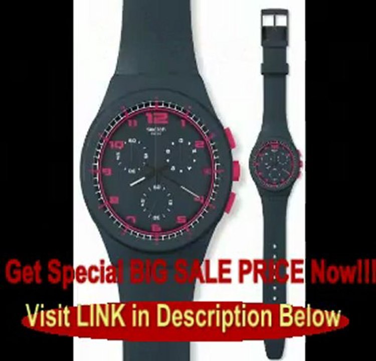 Swatch ChronoPlastic Touch of Fuchsia Unisex Watch - SUSA400 FOR SALE