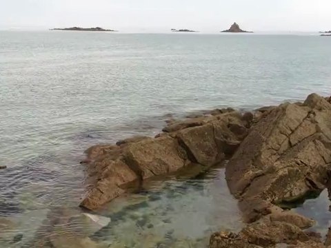 Bretagne plage rochers 360°
