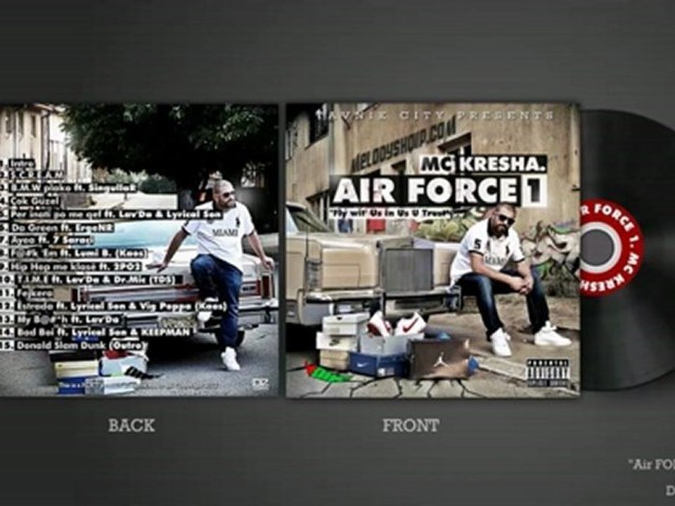 7.Ayea ft. 7 Saraqi - MC KRESHA - Air Force 1 (Album 2012)