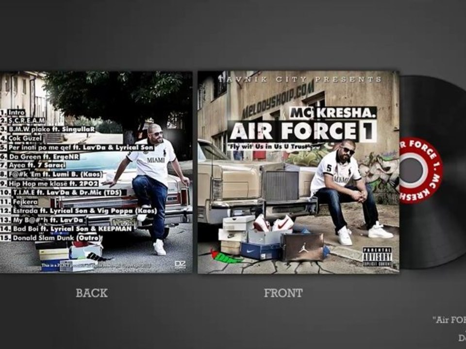 9.Hip-Hop me klase ft. 2Po2 - MC KRESHA - Air Force 1 (Album 2012)
