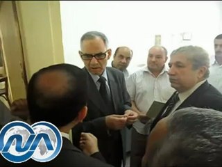 جولة محافظ المنوفية فى إدارات الديوان العام