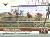 (Vídeo) Inaugurada planta de componentes prefabricados para construcción de viviendas (1/2)