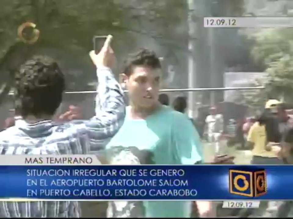 En Video: Situación irregular que se generó en el aeropuerto Bartolome Salom de Puerto Cabello