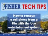 How to remove your phone from your Kia's Uvo system