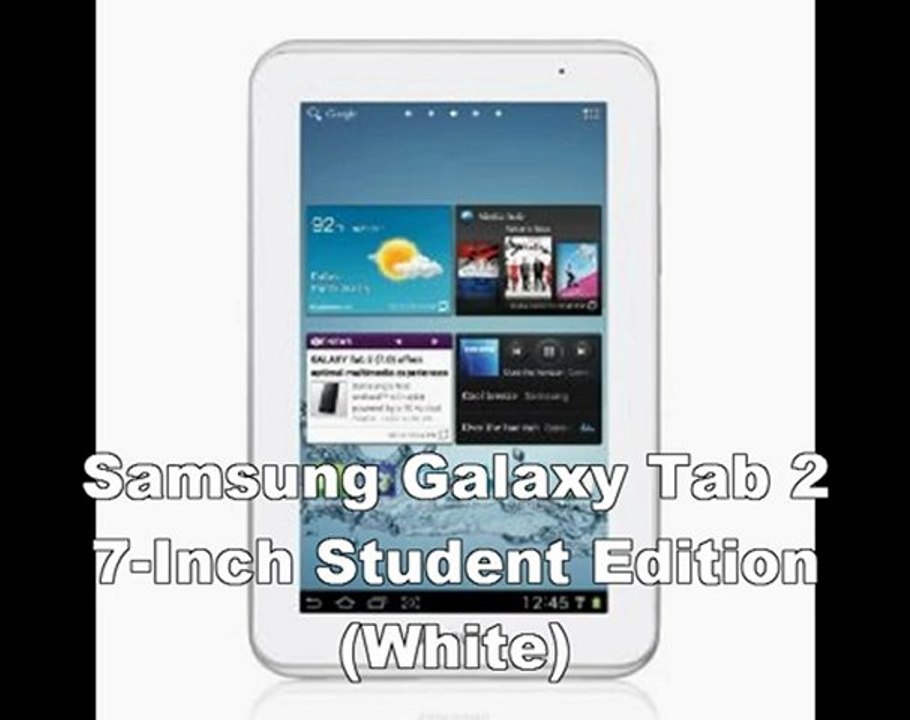 Samsung Galaxy Tab 2 7-Inch Student Edition (White) - new Samsung Galaxy Tab 2012