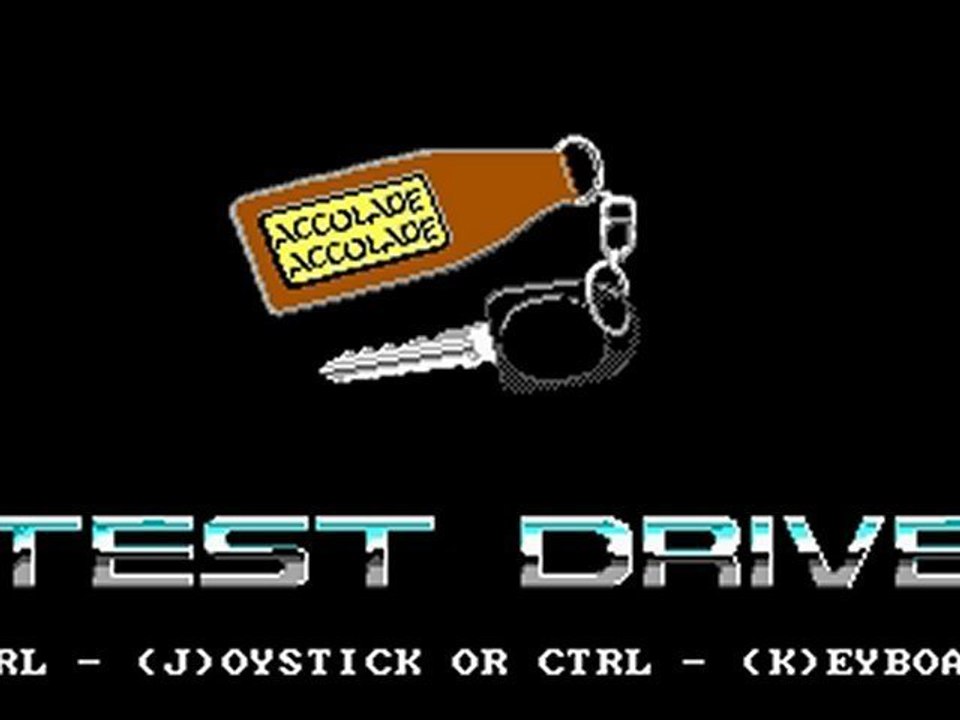 Test Drive 1 (DOS) - Gameplay