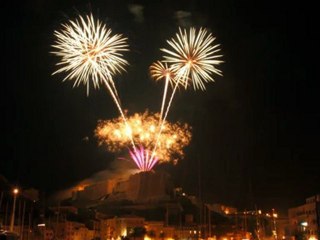 Feux d'artifices a Bonifacio