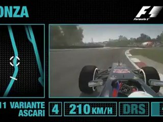 Vídeo de vuelta rápida a Monza en F1 2012 - HobbyConsolas.com
