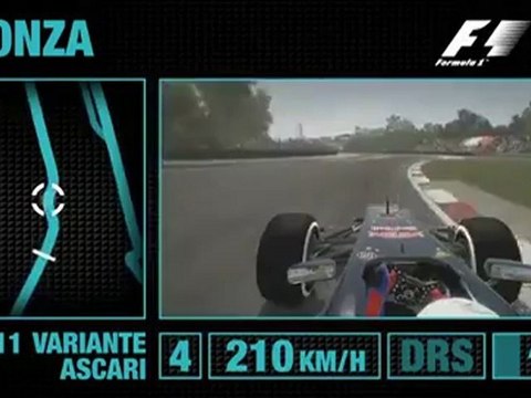 Vídeo de vuelta rápida a Monza en F1 2012 - HobbyConsolas.com