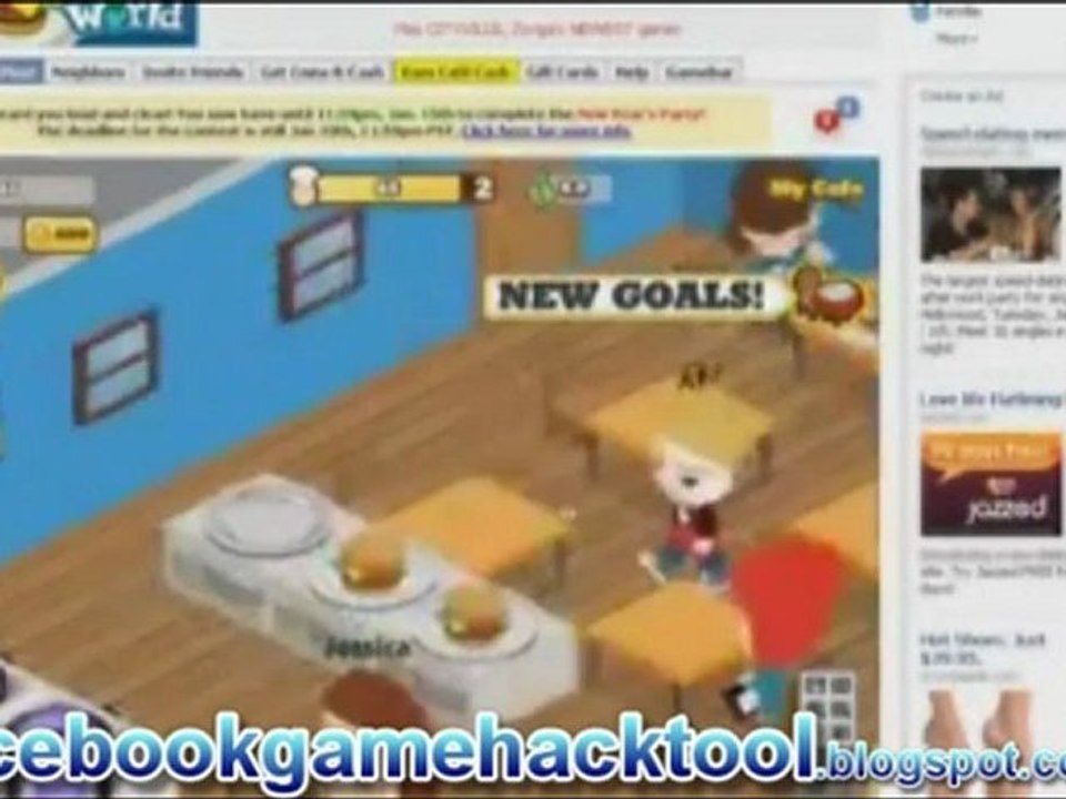 #FULLY WORKING# Cafe world cheat hack 2012- Free download