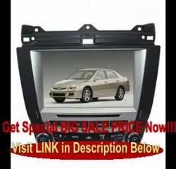 Download Video: BEST BUY For HONDA ACCORD 7 (2003-2007) 8 CAR DVD GPS Navi Ipod BT TV (Free Map) CD6019