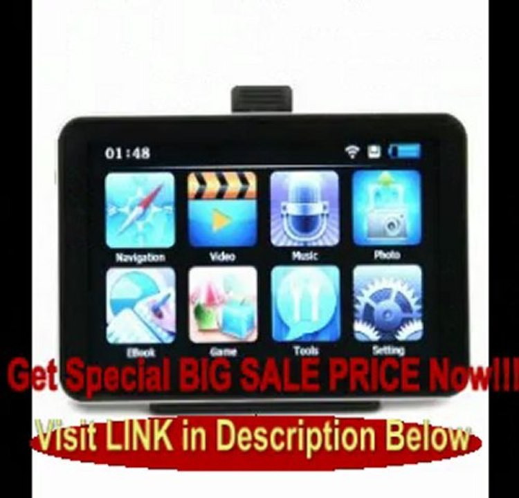 TouchGlobal 5 Touch Screen LCD WinCE 5.0 GPS Navigator w/ FM + Internal 2GB USA/Canada/Mexico Maps TF Card REVIEW