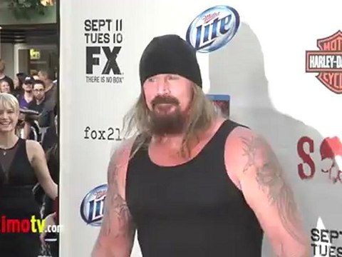 Rusty Coone SONS OF ANARCHY Season Five Premiere ARRIVALS