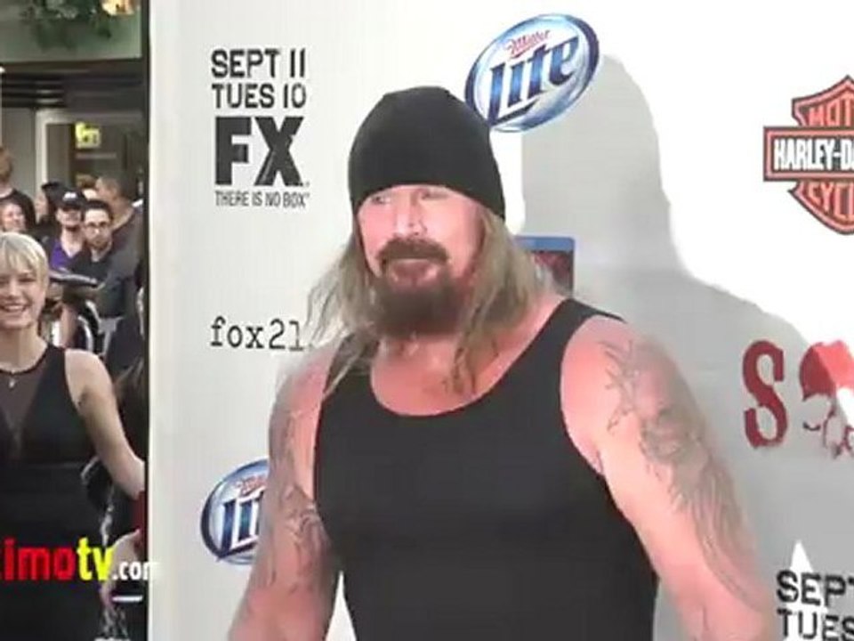 Rusty Coone SONS OF ANARCHY Season Five Premiere ARRIVALS