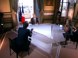 Interview du Président Hollande à l'occasion du 14 juillet