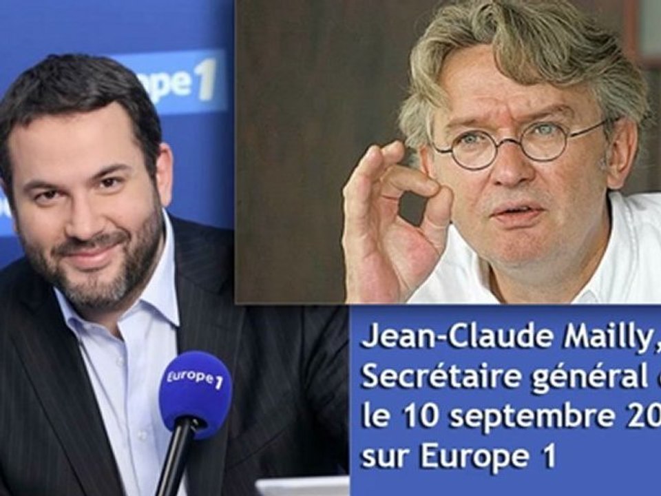 Jean-Claude Mailly sur Europe 1