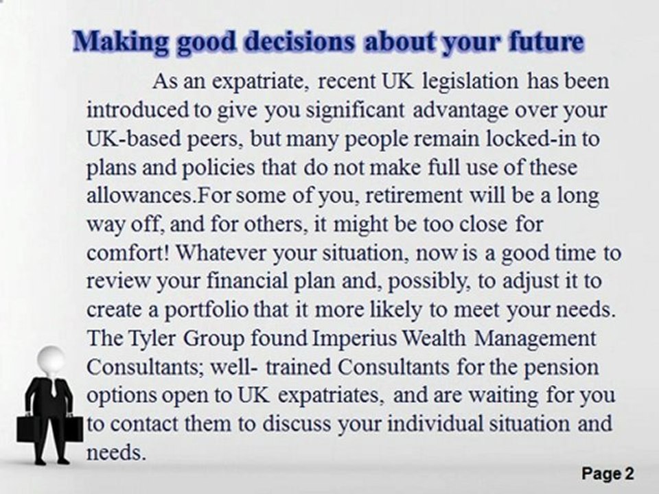 Making good decisions about your future