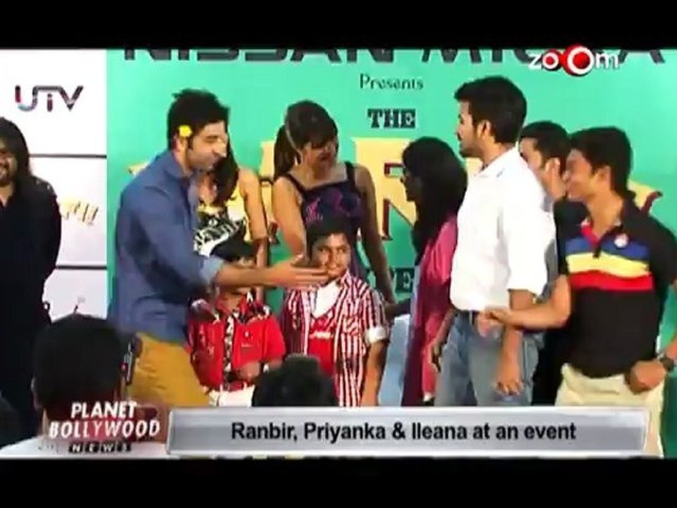Ranbir, Priyanka & Ileana promote Barfi!