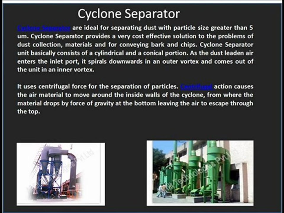 Cyclone Seprators
