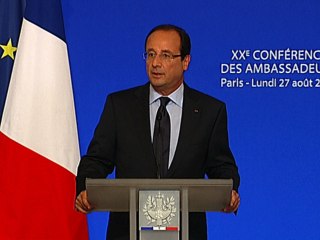 Ouverture de la XXème conférence des Ambassadeurs