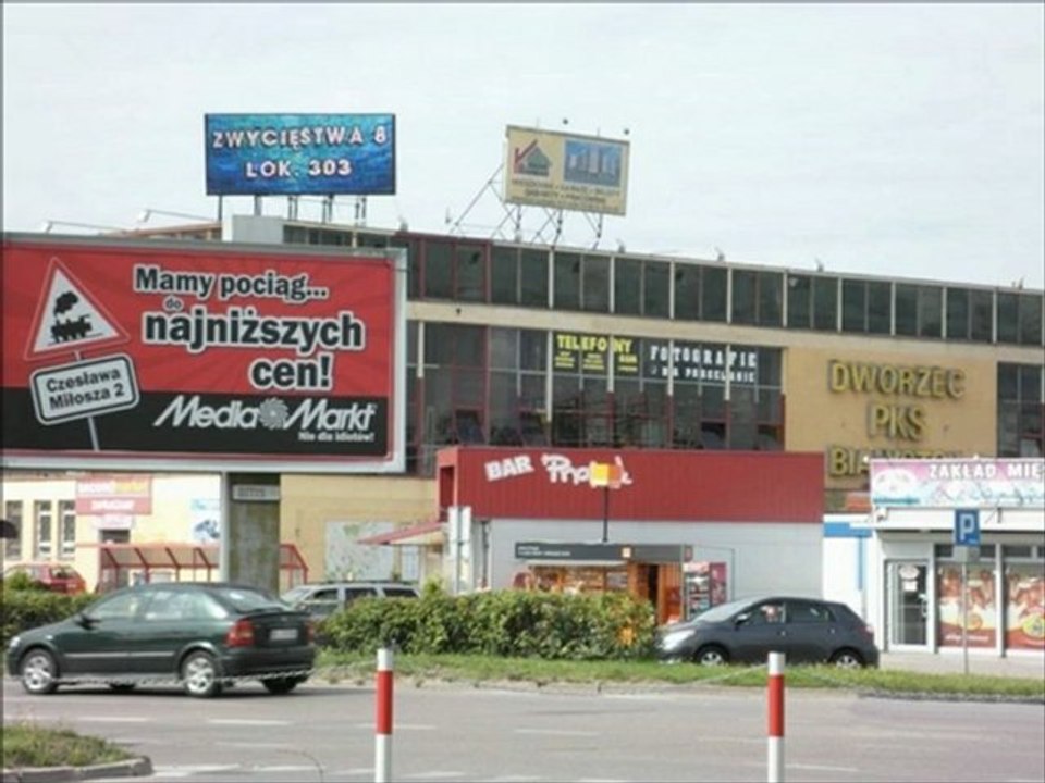 EKRAN LED BIAŁYSTOK, DWORZEC PKS TEL.782 666 777