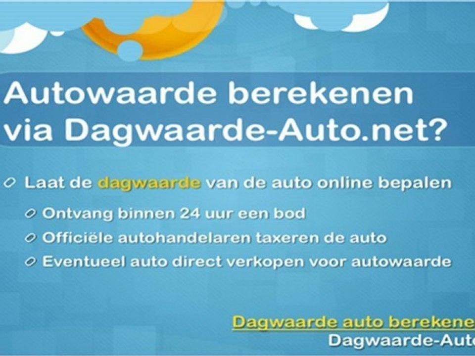 Dagwaarde-Auto.net | Dagwaarde auto snel berekenen