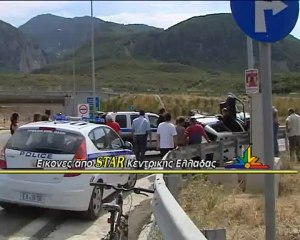 Τροχαίο με περιπολικό στον κόμβο του Μπράλου