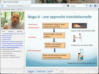 Intervention du docteur Pierre-François Pradat sur la recherche translationnelle dans la SLA