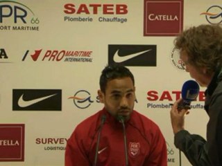 FCR - SR Colmar : Réaction d'Anthony Soubervie