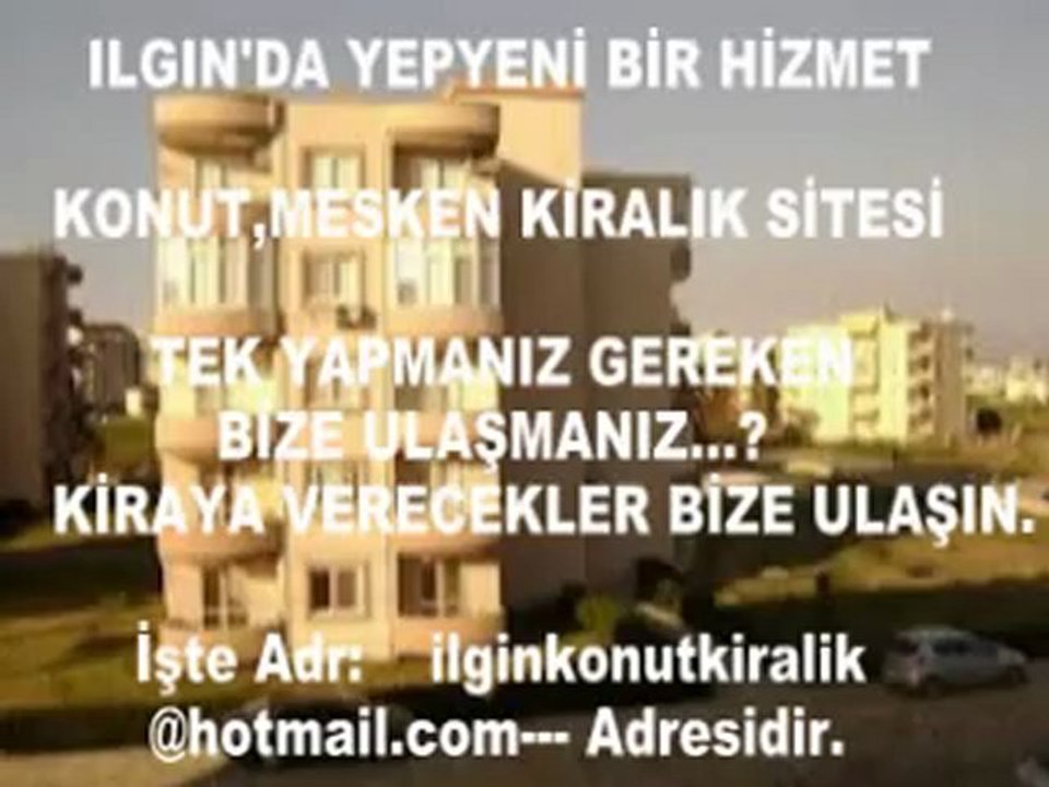 ILGIN KİRALIK KONUT  SİTESİ TANITIM