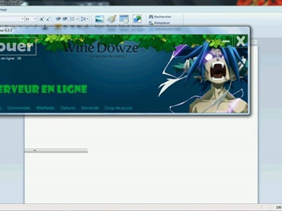 installé wine dowze !