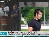 Lourdes Présentation du FCL XV 2012-2013 (7 septembre 2012)