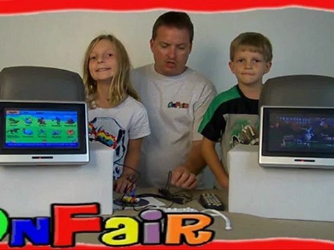 Active Headrest DVD Monitor Portable DVD Player Autotain HR9P