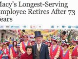 Macy's Employee Retires After 73 Years at Same Store