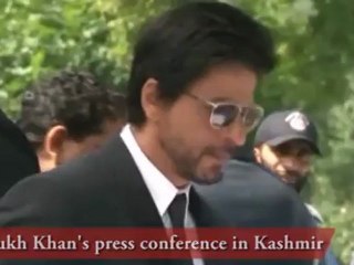 Shahrukh Khan's PRESS CONFERENCE in Kashmir turns CHAOTIC
