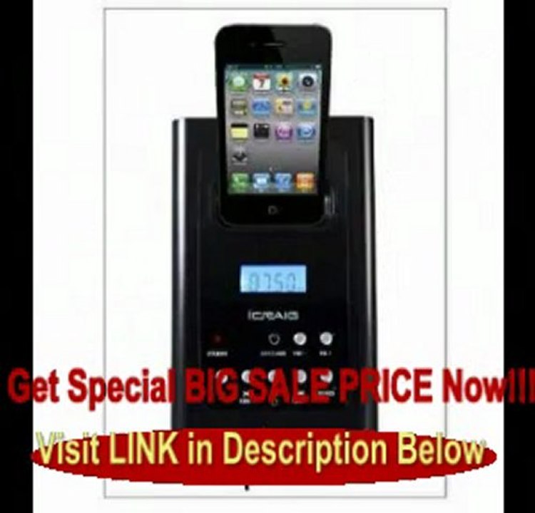 Craig Electronics CHT917 iCraig 2.1 Channel Tower Speaker System with Digital FM Radio REVIEW