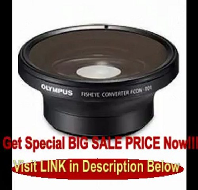 Olympus FCON-T01 Fisheye Converter Lens for Olympus Tough TG-1 Camera (Black) FOR SALE