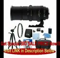 Sigma 150-500mm F/5-6.3 APO DG OS HSM Autofocus Lens For Canon EOS Lens Kit Bundle