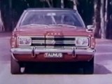 En las pantallas de cine se veía así... este fue el lanzamiento en color del FORD TAUNUS