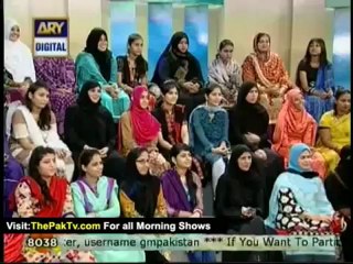 Good Morning Pakistan By Ary Digital - 11th September 2012 - Part 1/4