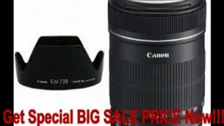 Canon EF-S 18-135mm f/3.5-5.6 IS Lens with USA Warranty + Genuine Canon EW-73B Lens Hood FOR SALE