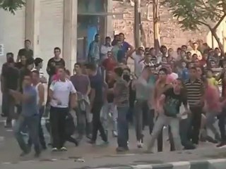 Palestinian protest turns violent in West Bank